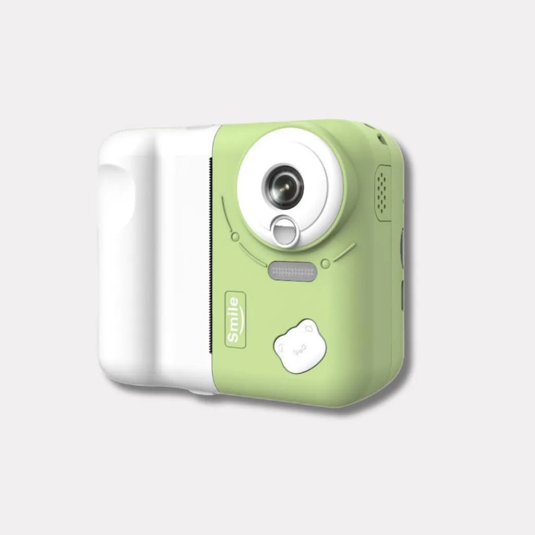 appareil photo thermique vert pour enfant du kit scrapbooking enfant aventurier