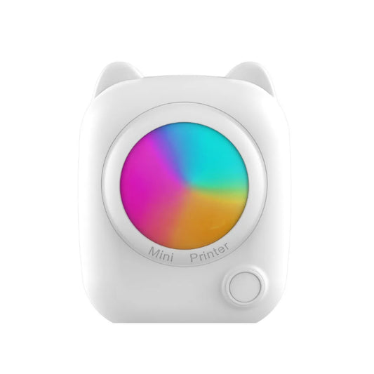 mini imprimante thermique en chat lumineux
